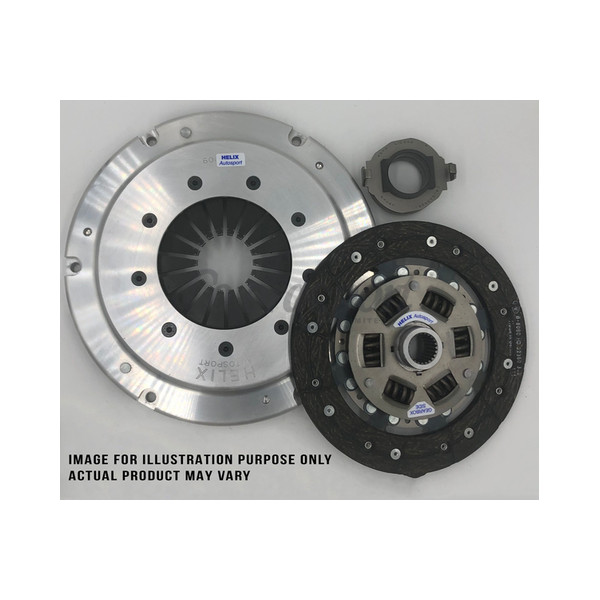 Helix   184mm Push Single Plate Aluminum Race Clutch Assembly - 1 image