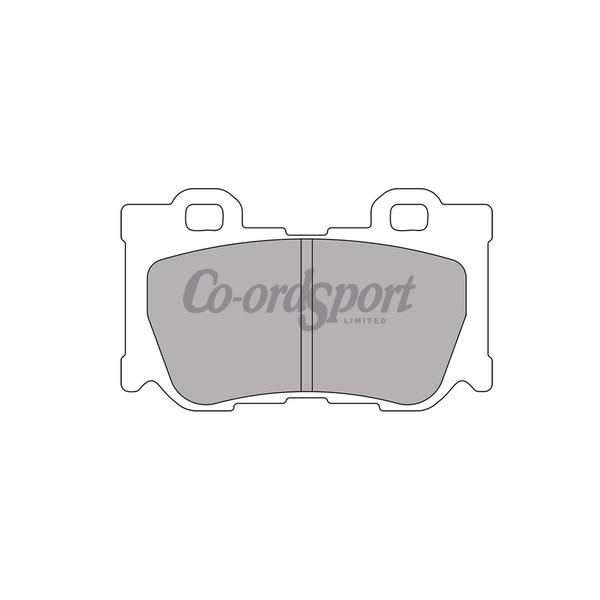 Ferodo Rear Brake Pads- DS2500. Nissan image