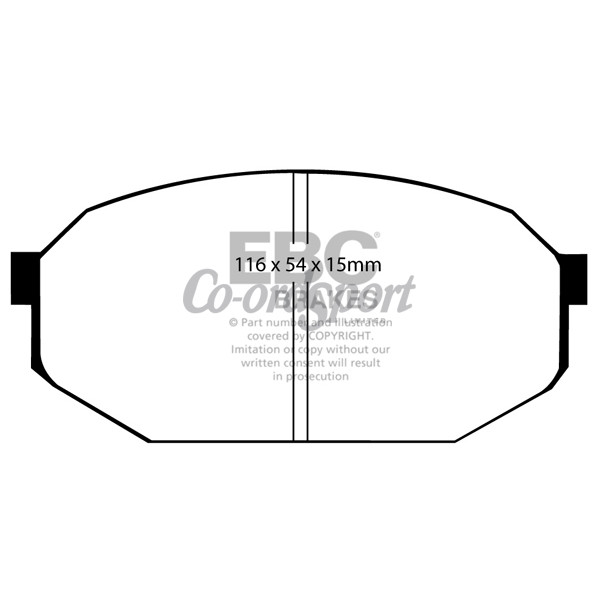 EBC Ultimax OEM Replacement Brake Pads image