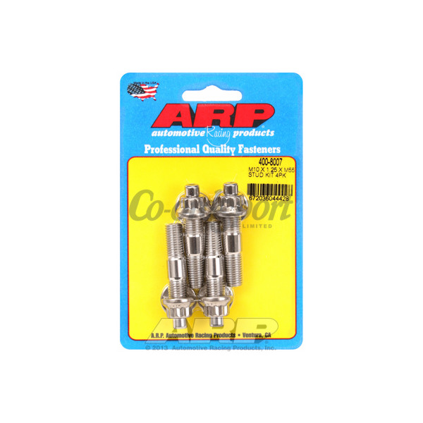ARP M10 X 1.25 X 55mm broached stud kit 4pcs image
