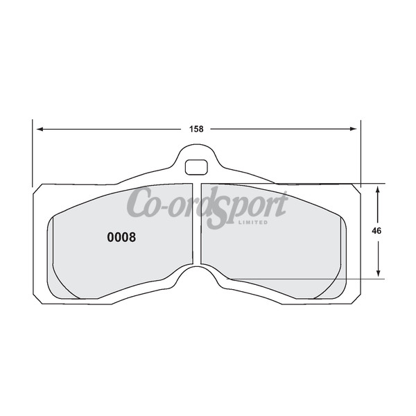 PFC 0008 Z-Rated Brake Pad Set image