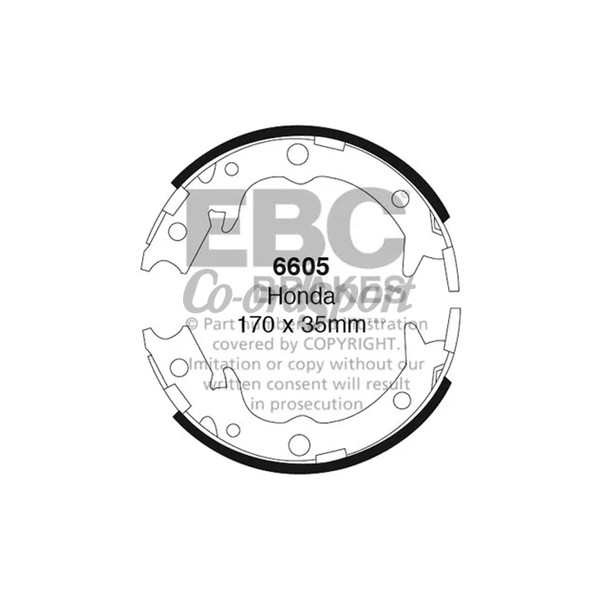 EBC BRAKE SHOE SET image