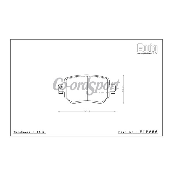 Endless Brake Pads N36SP Compound image