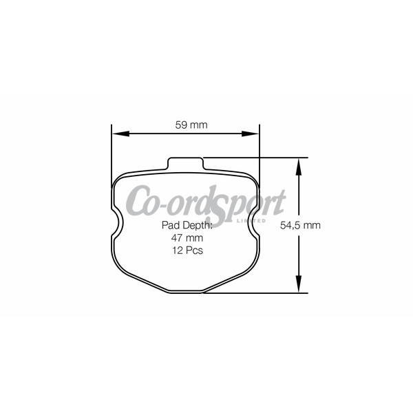 Pagid racing brake pads -RST2 image