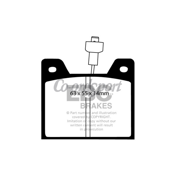 EBC Ultimax OEM Replacement Brake Pads image