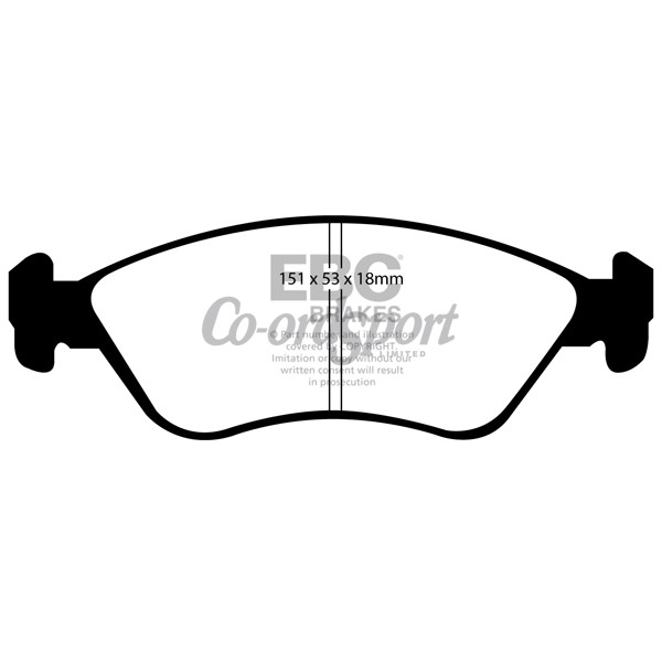 EBC Ultimax OEM Replacement Brake Pads image