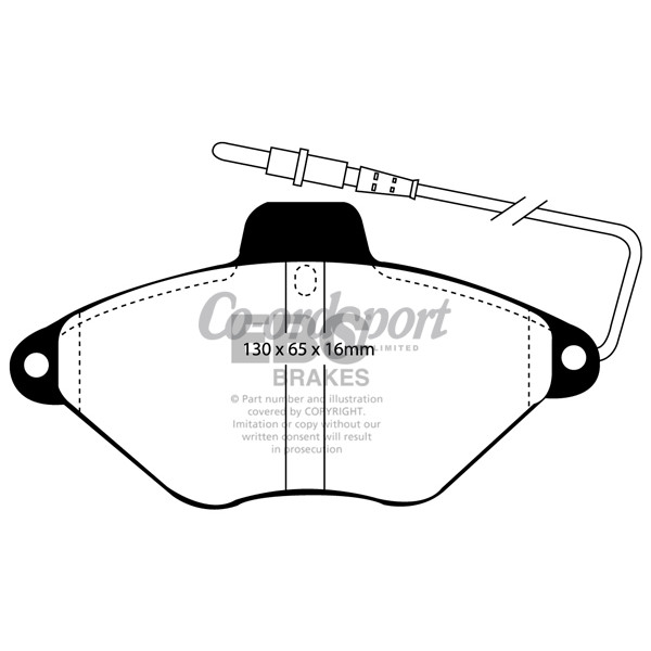 EBC Ultimax OEM Replacement Brake Pads image