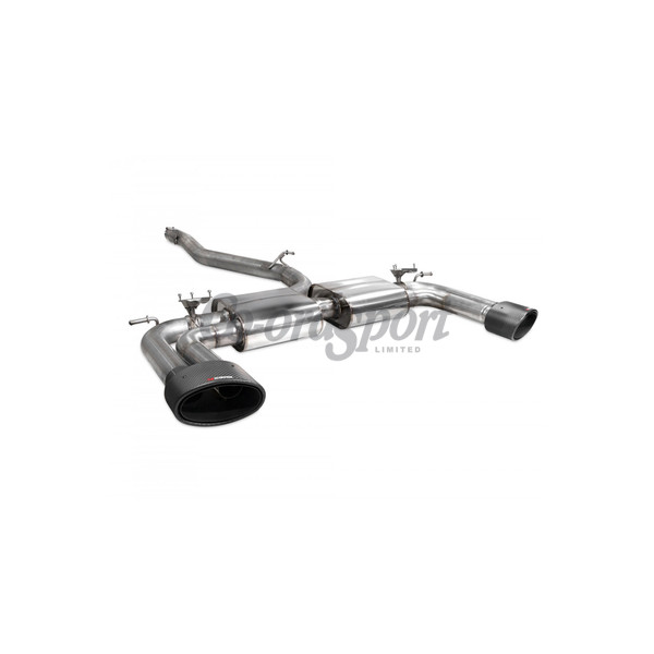 Scorpion Non-resonated cat/gpf-back system with valves Audi S3 Sa image