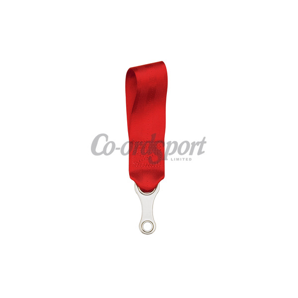 Schroth Racing Tow strap Red - sewn loop with 10 cm loop length image