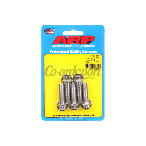 ARP 3/8-24 x 1.250 12pt SS bolts image