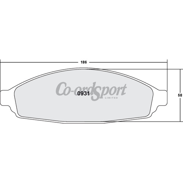 PFC 931 Carbon Metallic Brake Pad Set image