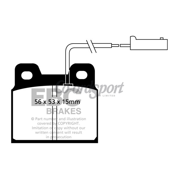 EBC Ultimax OEM Replacement Brake Pads image