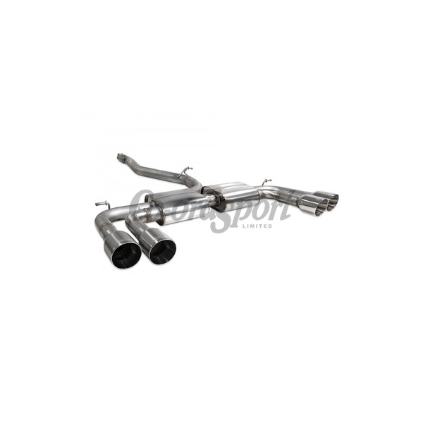 Scorpion Non-resonated cat/gpf-back system without valves Audi S3 image