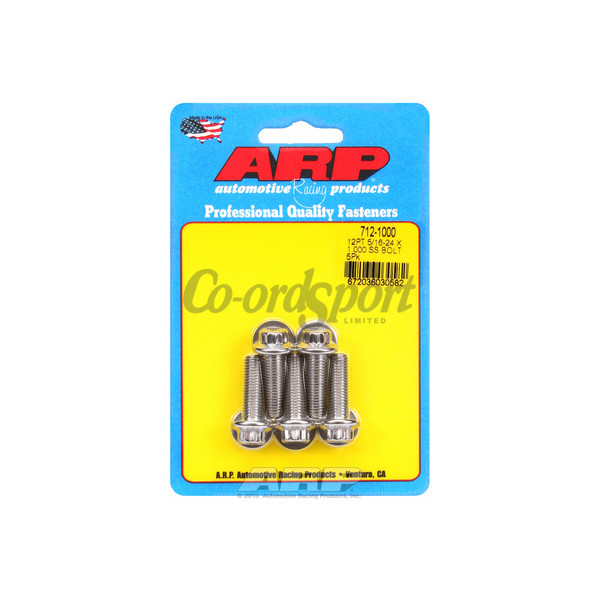 ARP 5/16-24 x 1.000 12pt SS bolts image