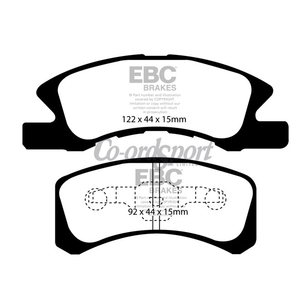 EBC Ultimax OEM Replacement Brake Pads image