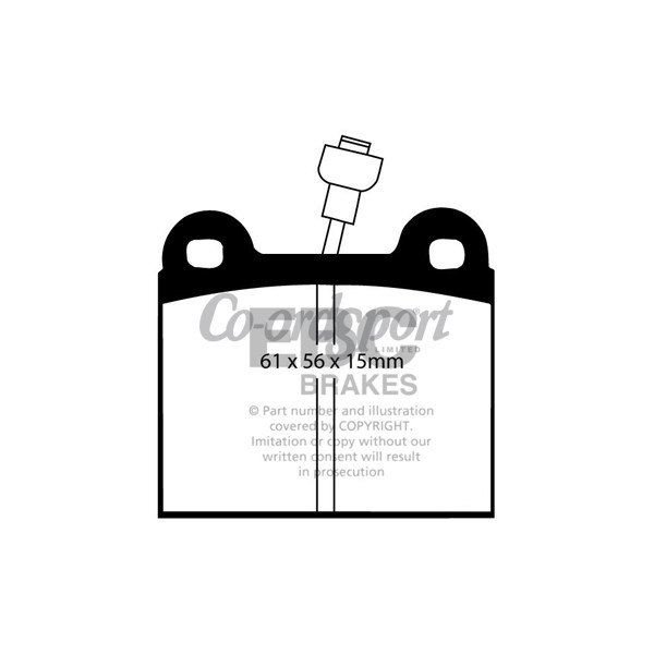 EBC Ultimax OEM Replacement Brake Pads image