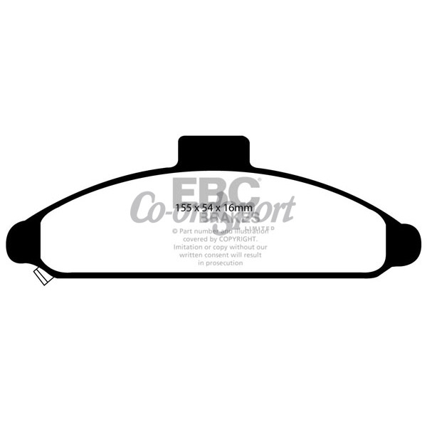 EBC Ultimax OEM Replacement Brake Pads image