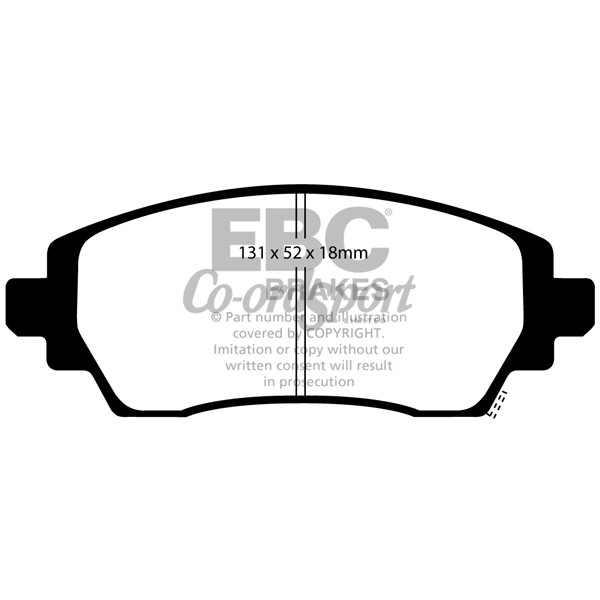 EBC Ultimax OEM Replacement Brake Pads image