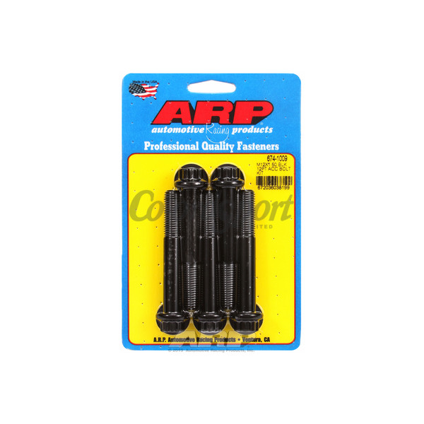 ARP M12 x 1.50 x 80 12pt black oxide bolts image