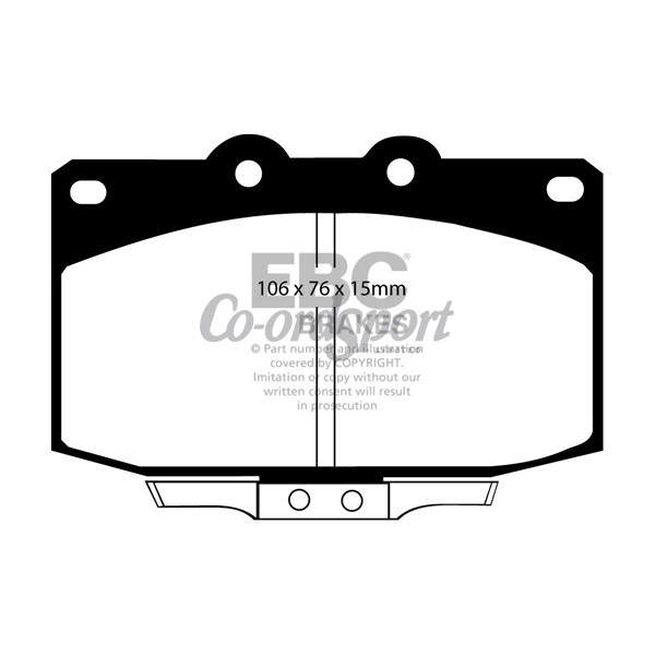 EBC Ultimax OEM Replacement Brake Pads image