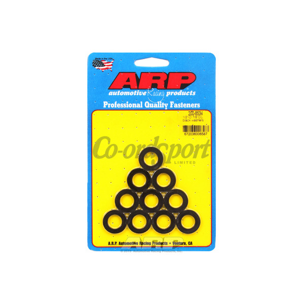 ARP 1/2 ID 7/8 OD black washers image