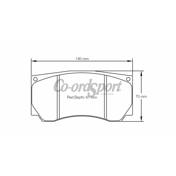 Pagid racing brake pads -RST2 image