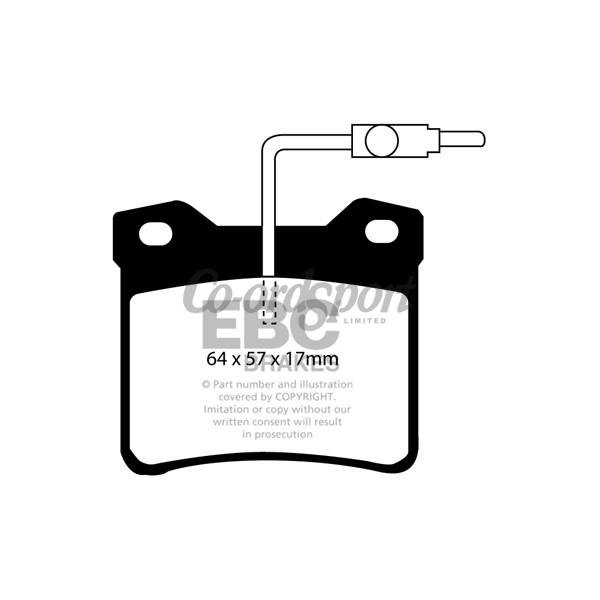 EBC Ultimax OEM Replacement Brake Pads image