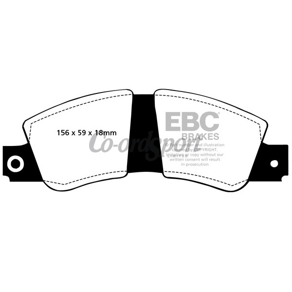 EBC Ultimax OEM Replacement Brake Pads image