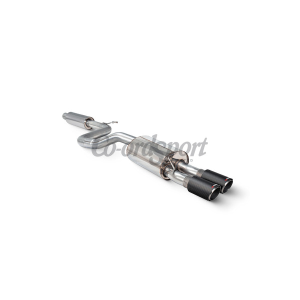 Scorpion Resonated GPF-back system Polo GTI 2.0T Carbon twin 90mm image