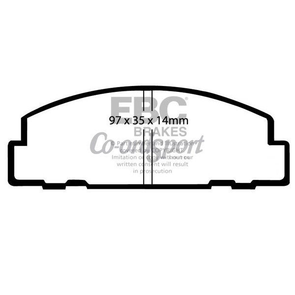 EBC Ultimax OEM Replacement Brake Pads image