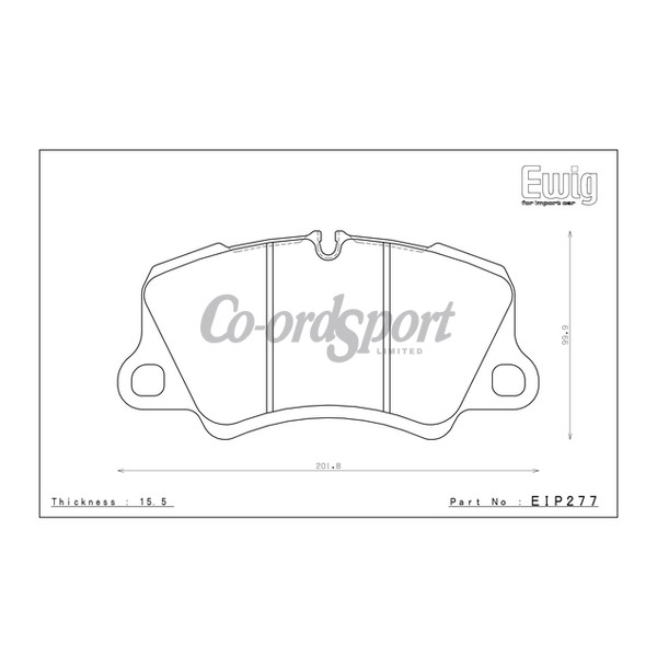 Endless Brake Pads S89F Compound image