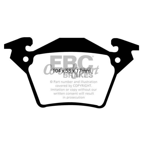 EBC Ultimax OEM Replacement Brake Pads image