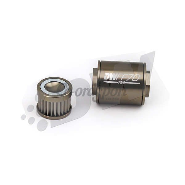 DW In-line fuel filter element and housing kit  stainless st image