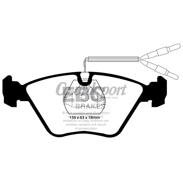 EBC Ultimax OEM Replacement Brake Pads image