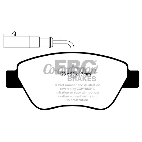 EBC Ultimax OEM Replacement Brake Pads image