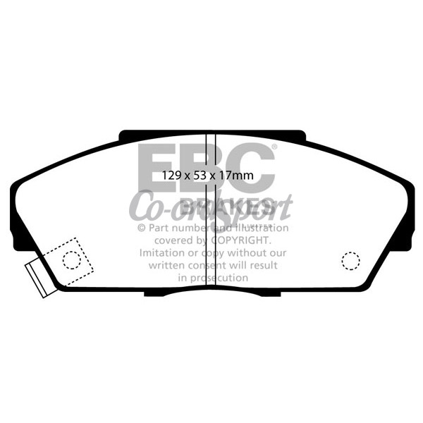 EBC Ultimax OEM Replacement Brake Pads image