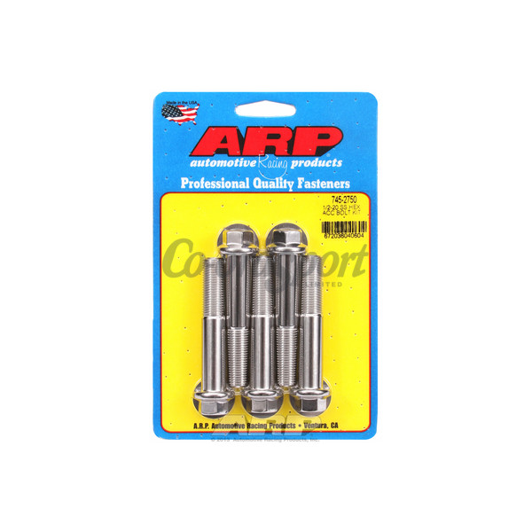 ARP 1/2-20 x 2.750 hex SS bolts image