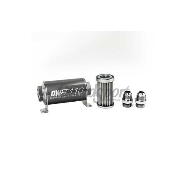 DW In-line fuel filter element and housing kit  stainless st image