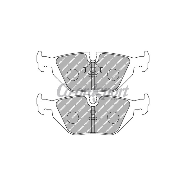 Ferodo BMW E36 2.5 DS2500 Rear pads image