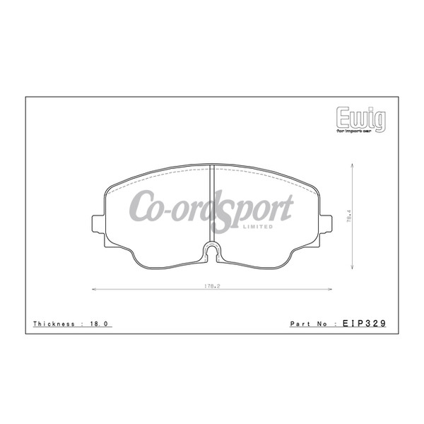 Endless Brake Pads S89F Compound image