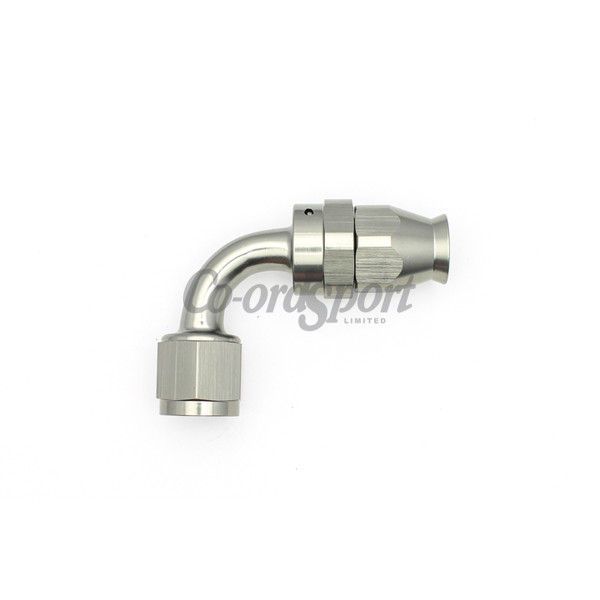 DW 8AN Female Swivel 90-degree Hose End PTFE incl 1 Olive I image