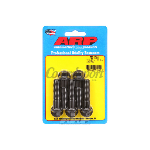 ARP 7/16-20 x 1.750 hex black oxide bolts image