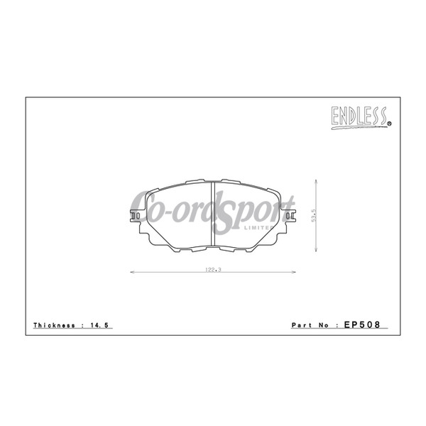 Endless Brake Pads ME20 Compound image