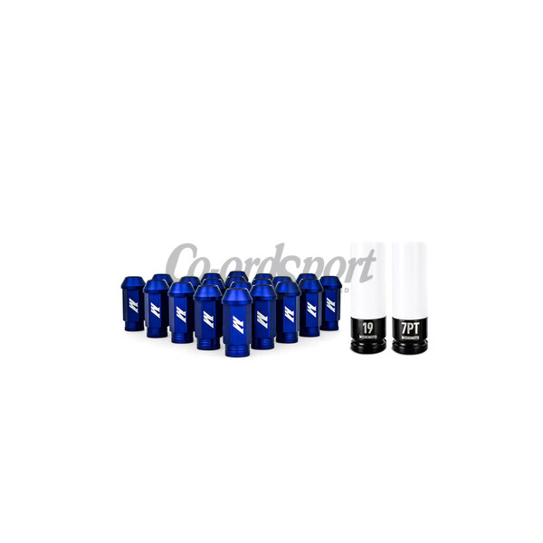 Mishimoto Aluminum Locking Lug Nuts Set - M12x1.5 - Blue image