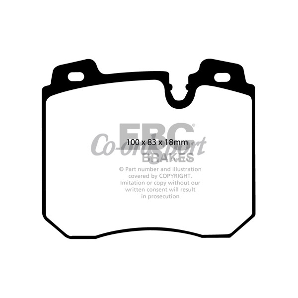 EBC Ultimax OEM Replacement Brake Pads image