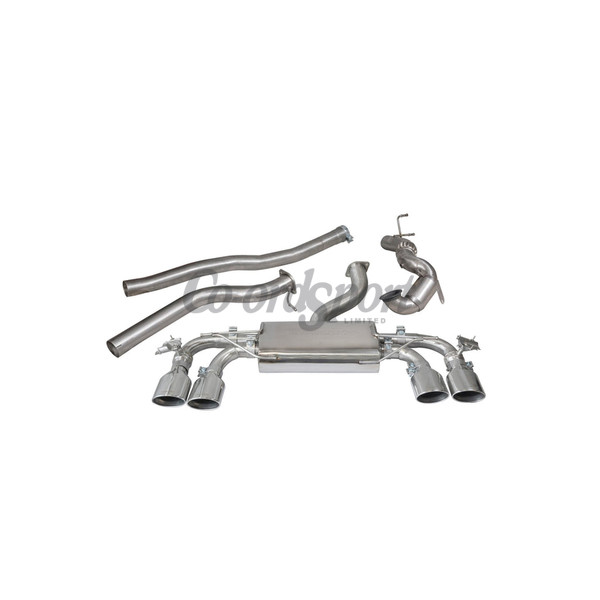 Cobra Golf R Mk7 Turbo Back (Cat & Non-Resonated) - Valved image