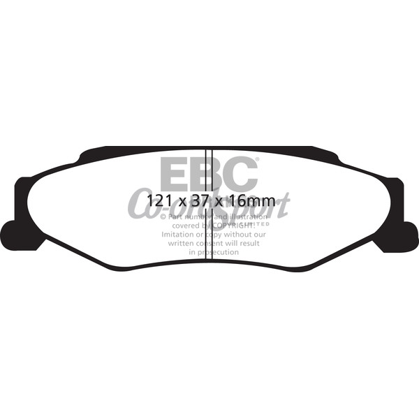 EBC Ultimax OEM Replacement Brake Pads image