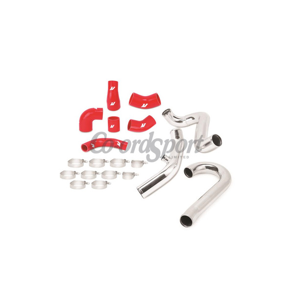 Mishimoto Mitsubishi Evo 7/8/9 Intercooler Piping Kit Red image