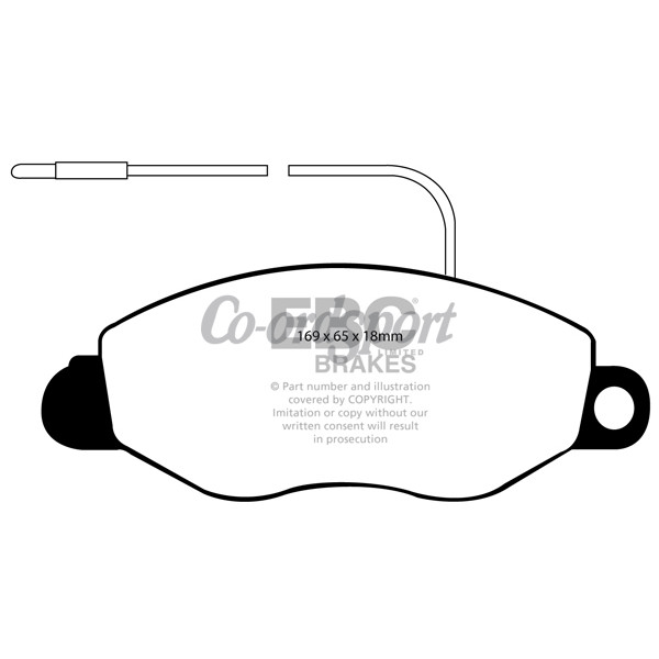 EBC Ultimax OEM Replacement Brake Pads image