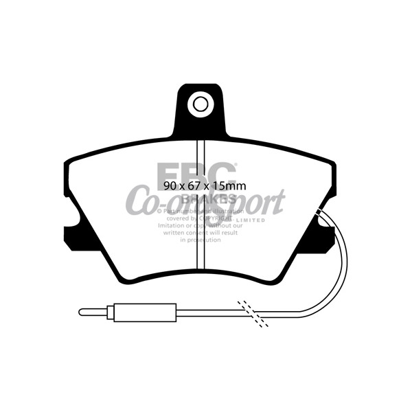 EBC Ultimax OEM Replacement Brake Pads image